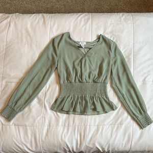 Wrap Front Dress Shirt